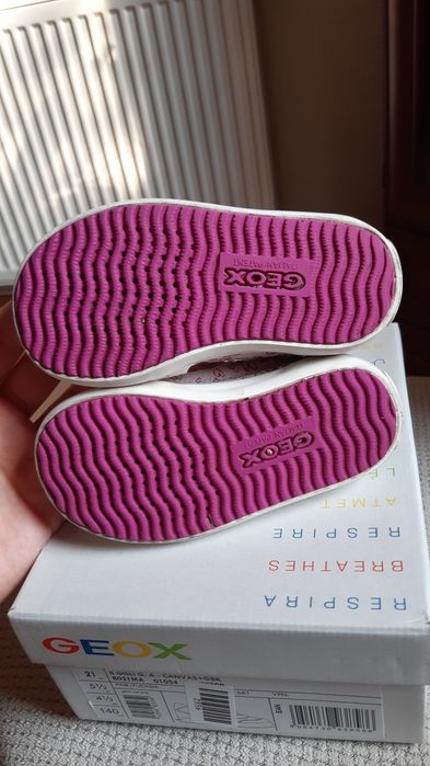 Trampki geox dla dziewczynki roz 21 wkładka 13cm
