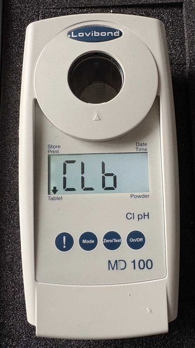 Fotómetro Lovibond MD100 pH e Cloro – Análise de Água Piscina