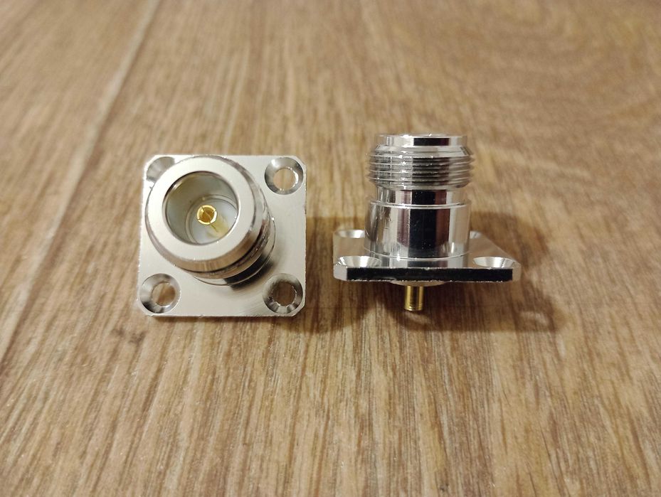 Роз'є N-type famele (мама) 25/25мм фланць L16 під пайку комлект 20шт