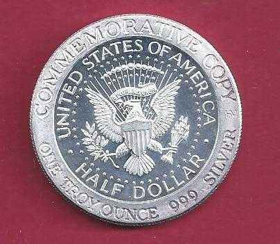 E.  U.  AMERICA   ONÇA   Troy   kenedy hlaf  999    Prata