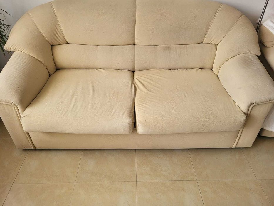 Conjunto Sofás Beje