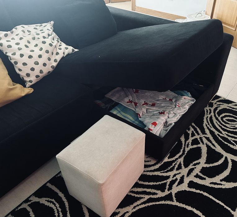 Sofá com chaiselongue 3,0x1,4m