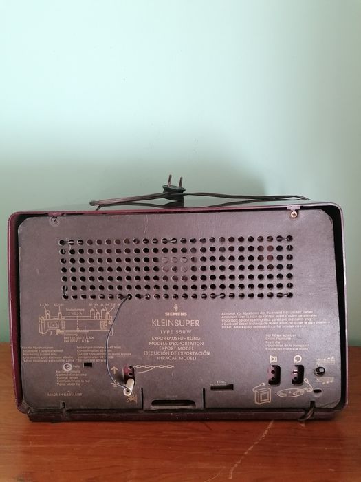Radio antigo Siemens