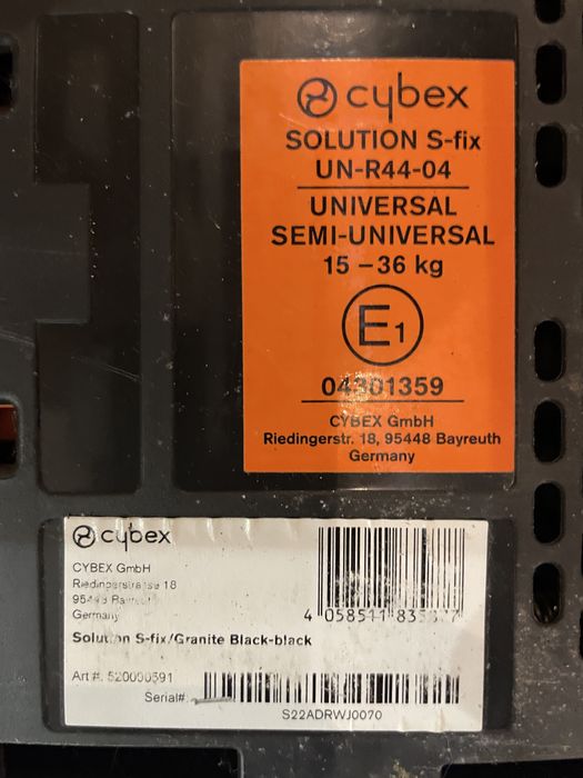 Дитяче автомобільне крісло-бустер Cybex Solution