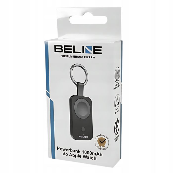 PowerBank Beline do Apple Watch 1000mAh czarny