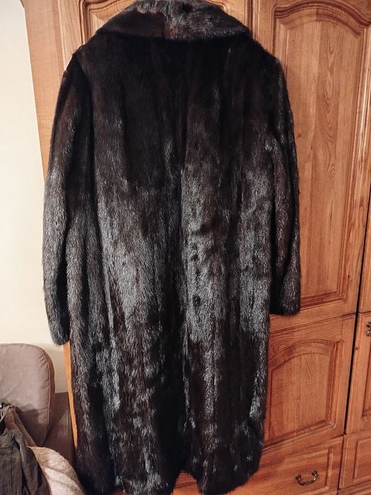 Futro Mink naturalna norka długie futro w idealnym stanie