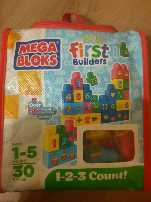Конструктор Mega Bloks 1-2-3 count
