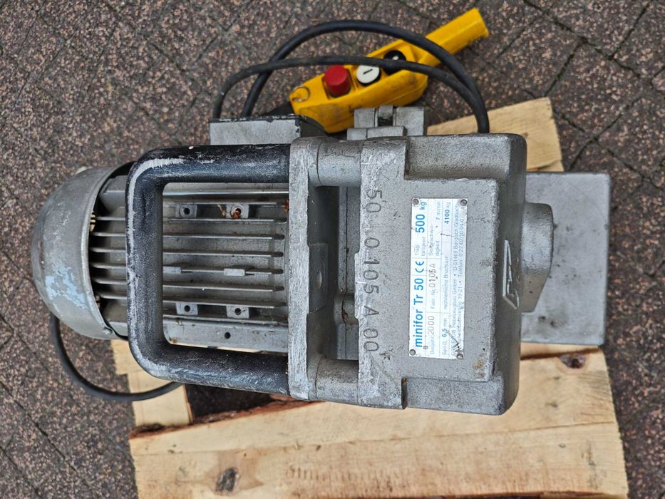 Wciągarka linowa MINIFOR TR50 500kg 230V wciąg wciągnik