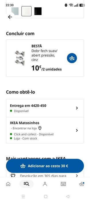 Móvel IKEA Besta Branco