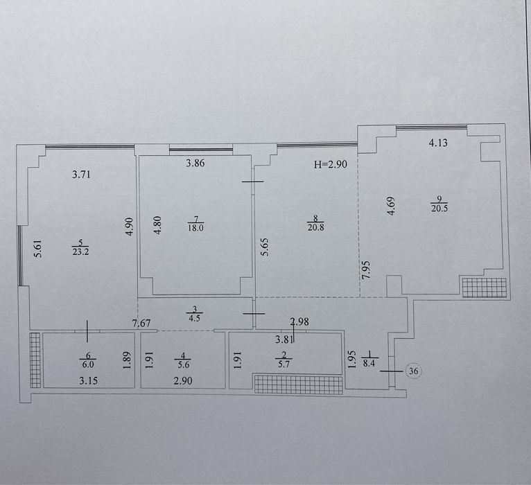 3-кімнатна квартира за адресою вул. Саперне поле (площа 113 м²) - Atlanta.ua - фото 24