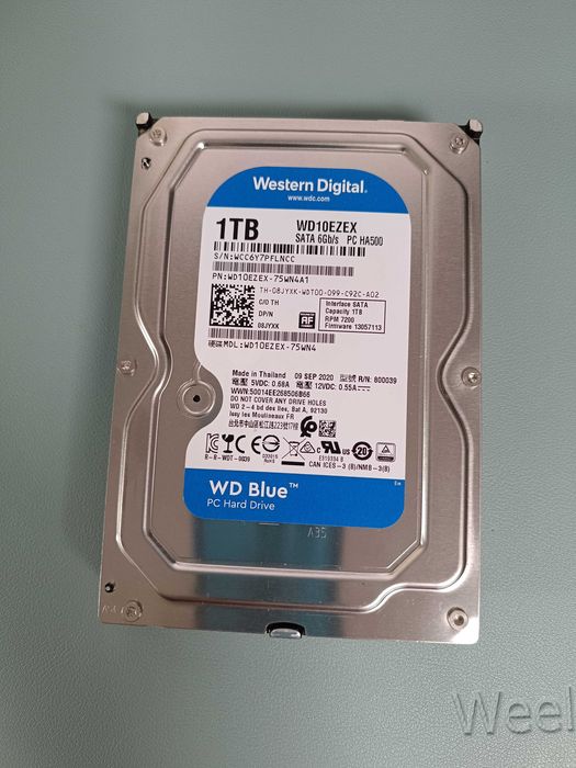 HDD 1 TB –  WD Blue – Excelente estado