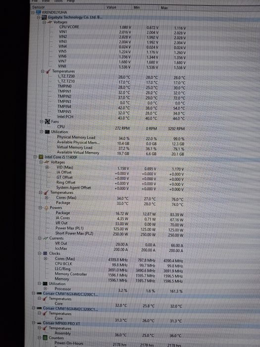 Продам комп'ютер. RTX 3060 12gb. i5-11400f. ОЗП 16gb 3200Mhz ddr4