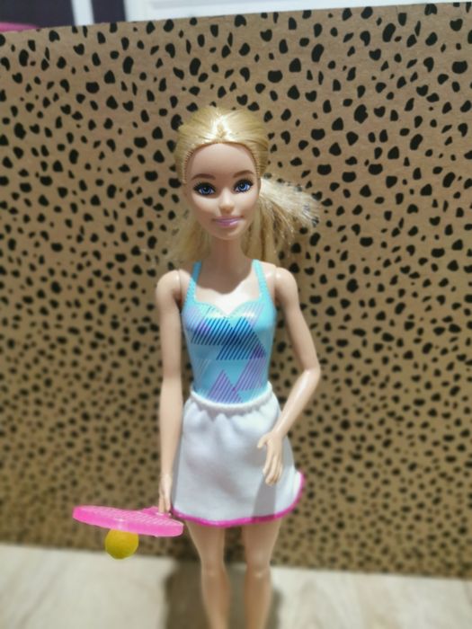 Lalka Barbie kariera możesz być kim chcesz tenisistka rakieta tenisowa
