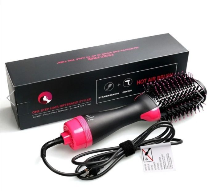 Фен щетка расческа 3 в 1,стайлер для укладки волос One Step