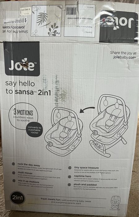 Espreguiçadeira relax bebé, Join 2 em 1 plana e balança