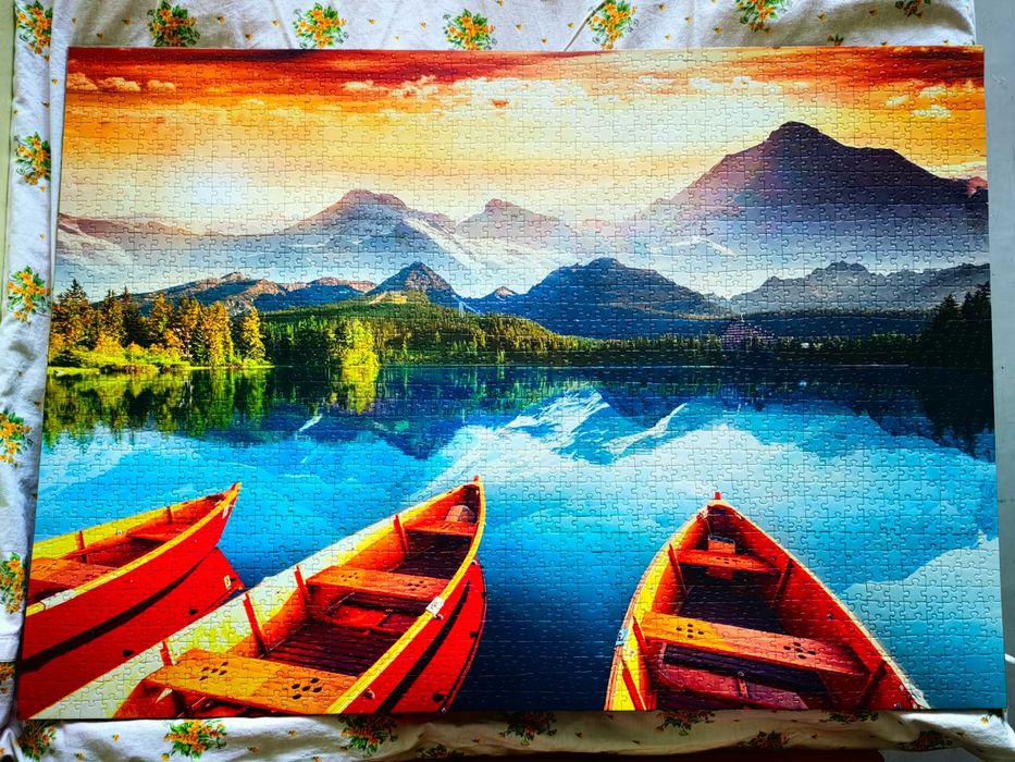 Sprzedam obrazy z puzzli w antyramach