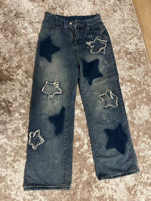 Baggy  джинси Y2K Star з зірками / Широкі джинси оверсайз