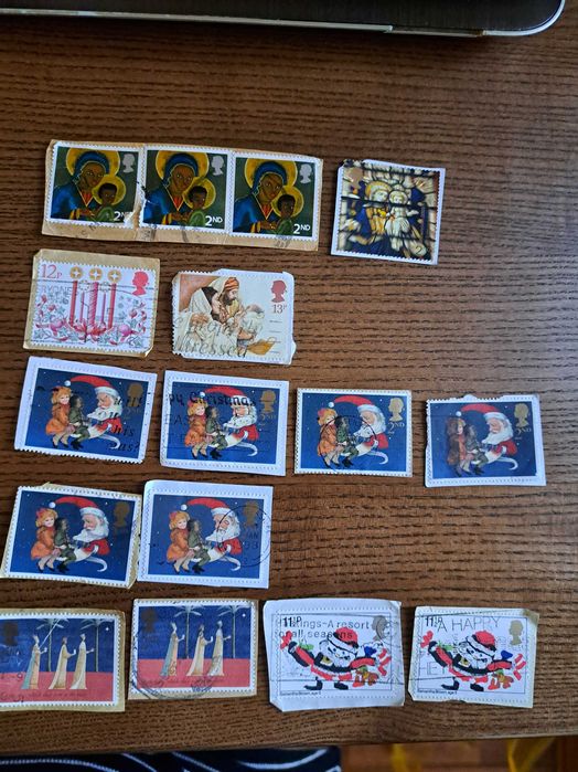 Марки гашені Великобританія Різдвяні