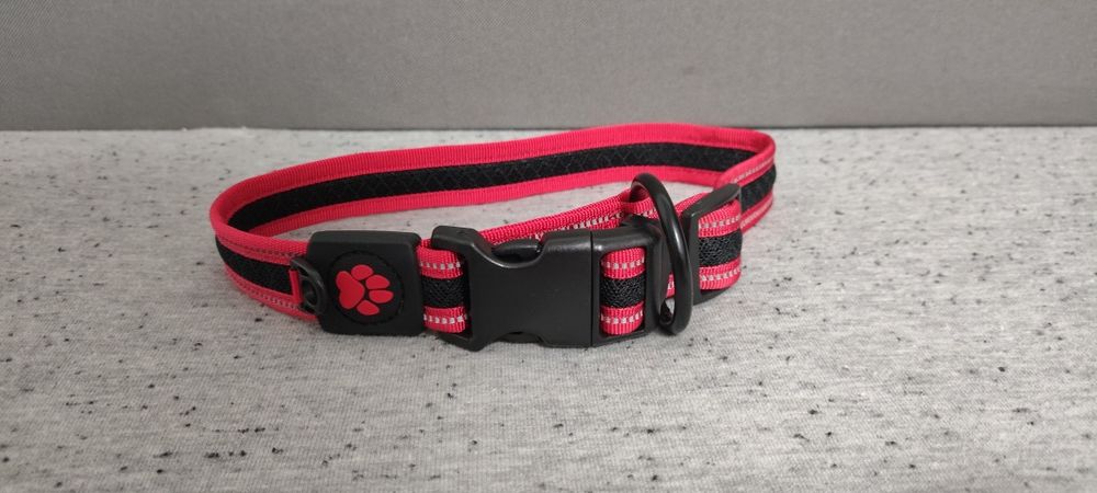 Obroża dla psa z elementami odblaskowymi rozmiar M