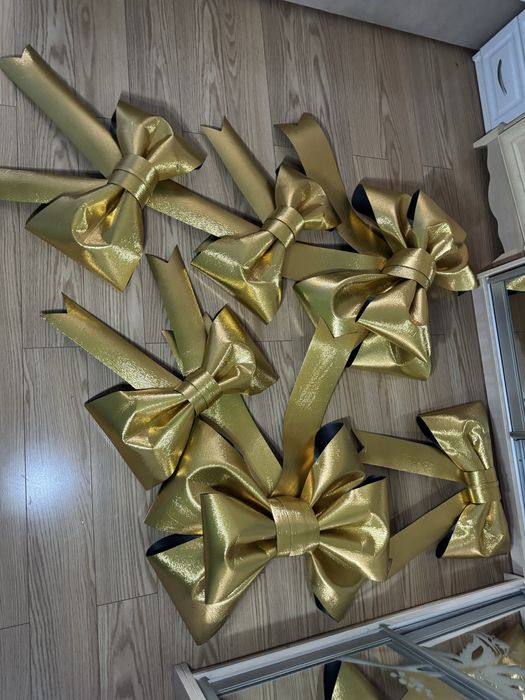 Золотий бантик, золотий бант, золотистий бант