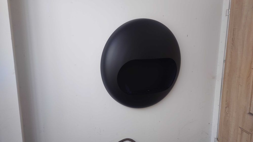 Biokominek ścienny industrialny