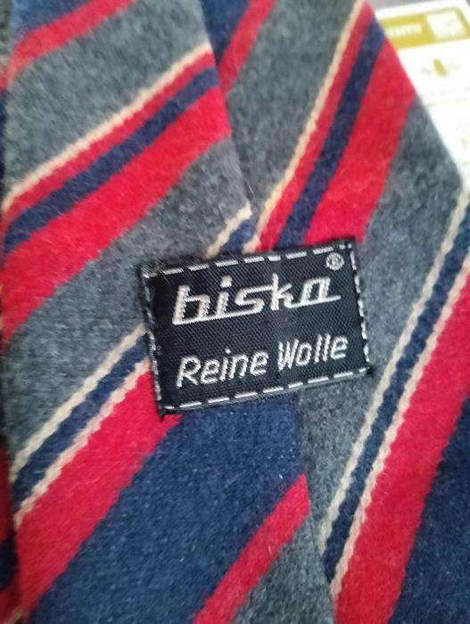 Krawaty- 3 sztuki- wełniany,jedwabny i vintage welniany