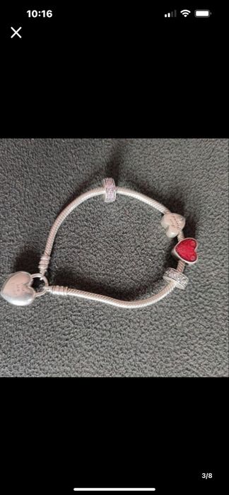 Pulseira completa Amor e Bacio e Pandora