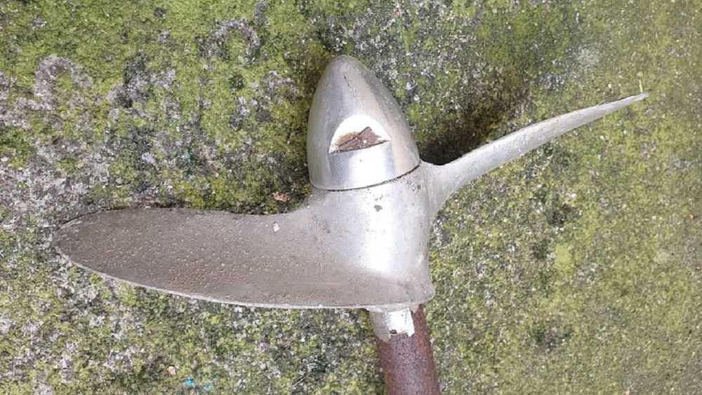 Śruba aluminiowa napędowa zaburtowa do łódź