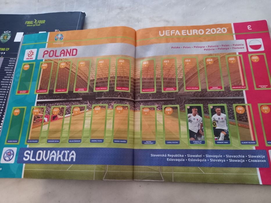 Caderneta Uefa Euro 2020