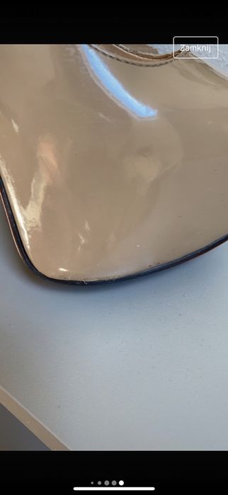 Szpilki platforma nude/bez BEBO 36