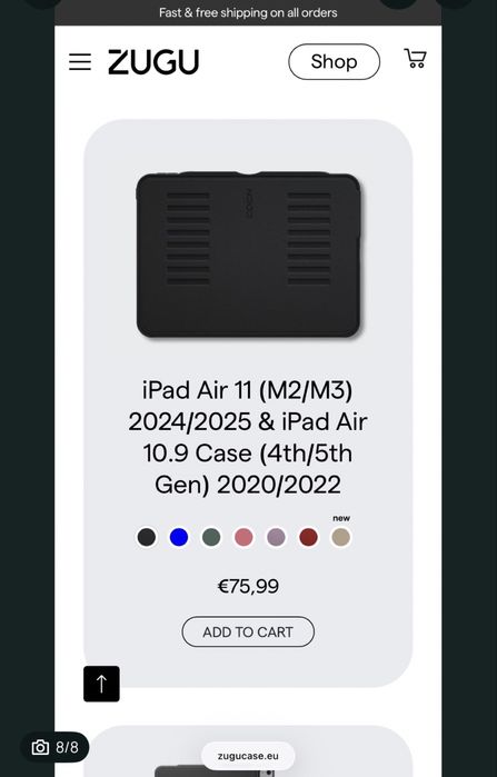 NOWE etui ZUGU iPad Air (4th/ 5th Gen)