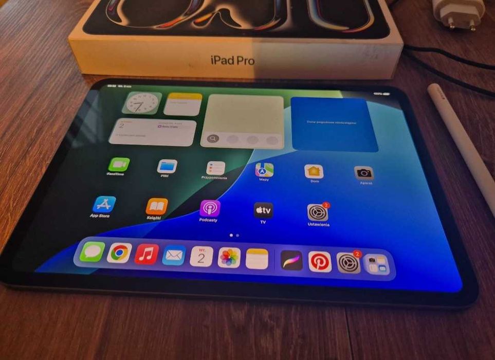 Ipad Pro 11" 5 gen. M4, 256 GB + Rysik