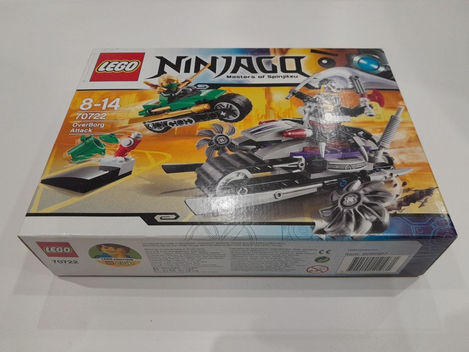 Nieotwarte Lego Ninjago 70722 - Atak OverBorga