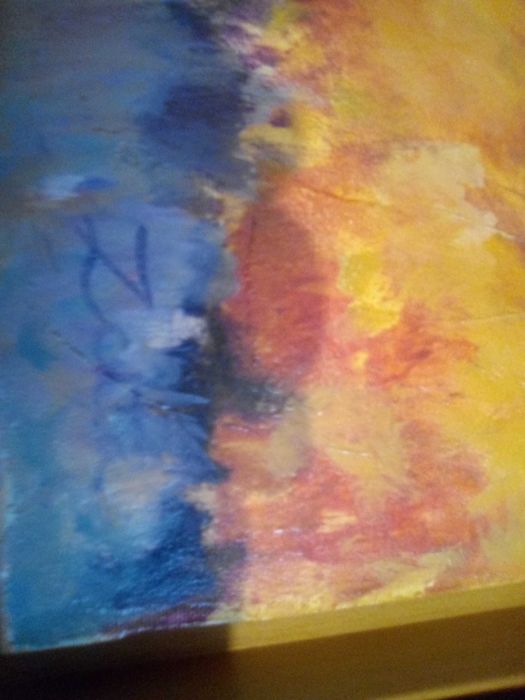 Quadro pintado á mão