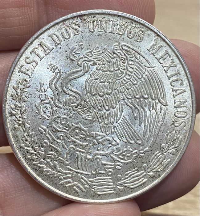 Moeda 1044 - MEXICO 25 Pesos 1972 Prata