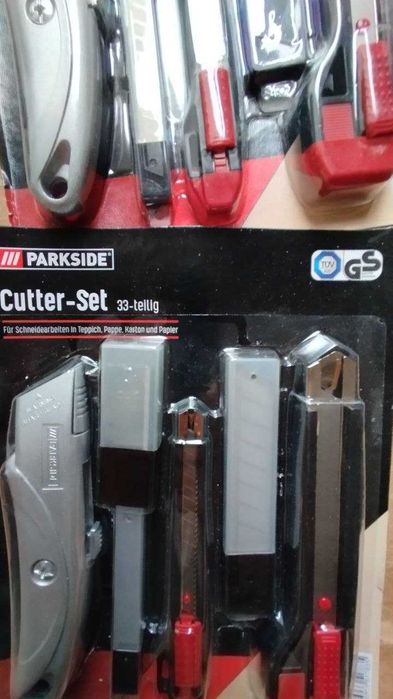 Conjunto de 2 Sets x-atos Lâminas Parkside (33 Peças Cada) - Novos