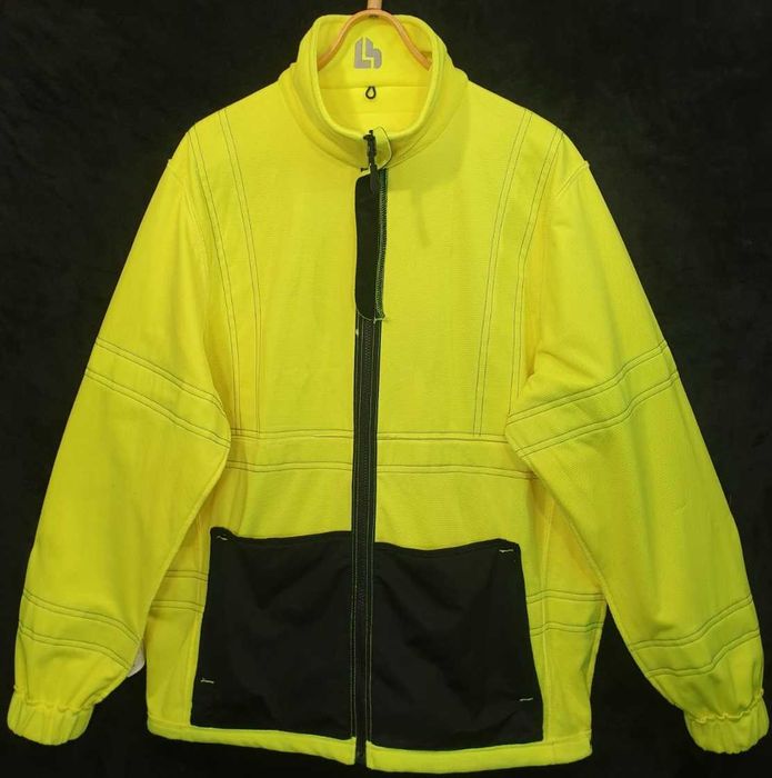 Куртка рабочая , сигнальная флисовая . L.BRADOR на рост 182-188 см .