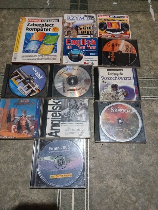 Płyty cd plus video,filmy muzyka edukacja ponad 40 sztuk.