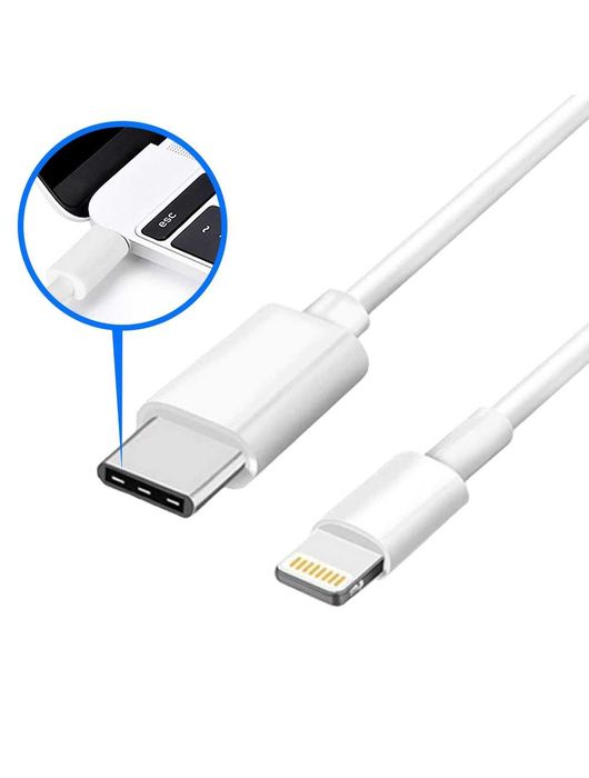 Cabo Carga Rápida Type C Para Iphone 1M PD18W / 3M PD20W