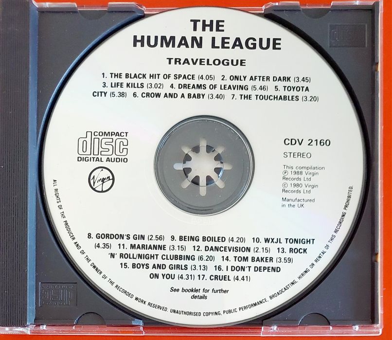 CD Human League - Travelogue