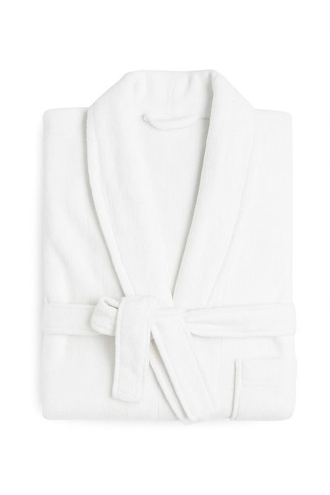 Szlafrok hotelowy biały L-XL bawełniany Poleasingowy