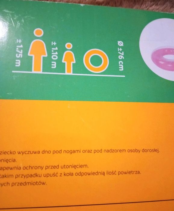 koło do pływania jednorożec Decathlon