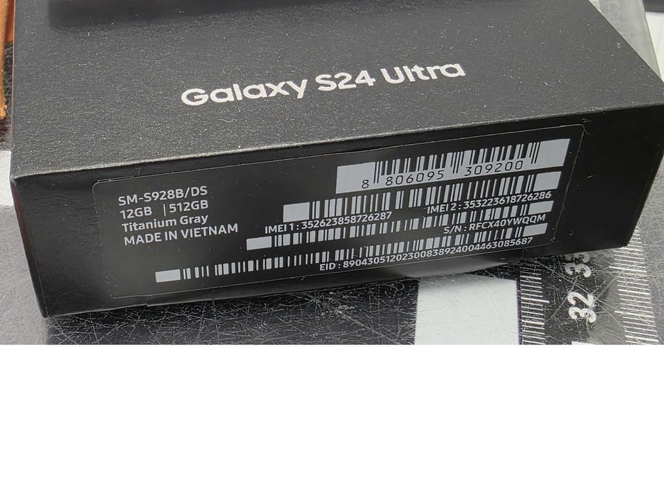 Samsung Galaxy S24 ULTRA Dual SIM/ 12GB/ 512GB/ Titanium Gray/ Grade B/ + ładowarka/ GW 12 MSC