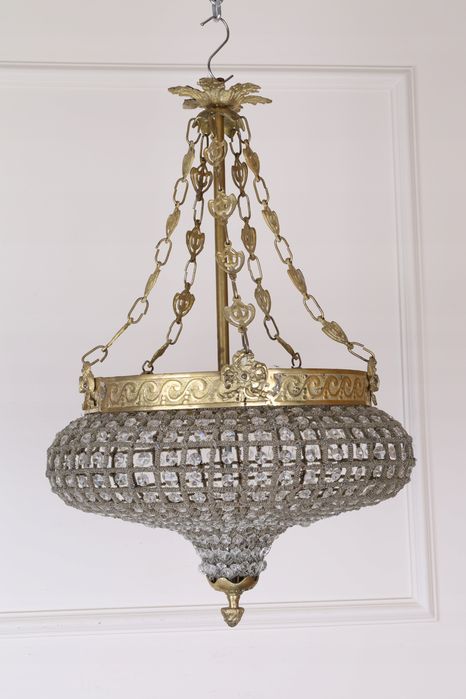 Lampa Żyrandol Kryształ - Grzybek 70 X 50 Cm