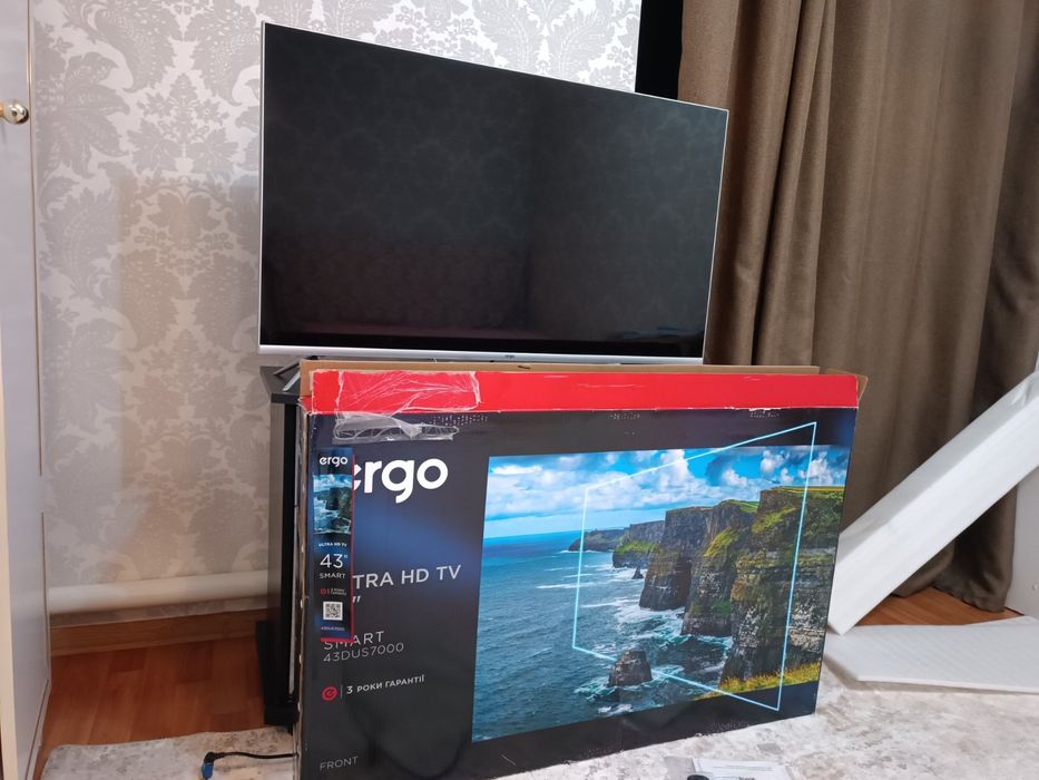 Телевізор ergo 43 4k smart tv