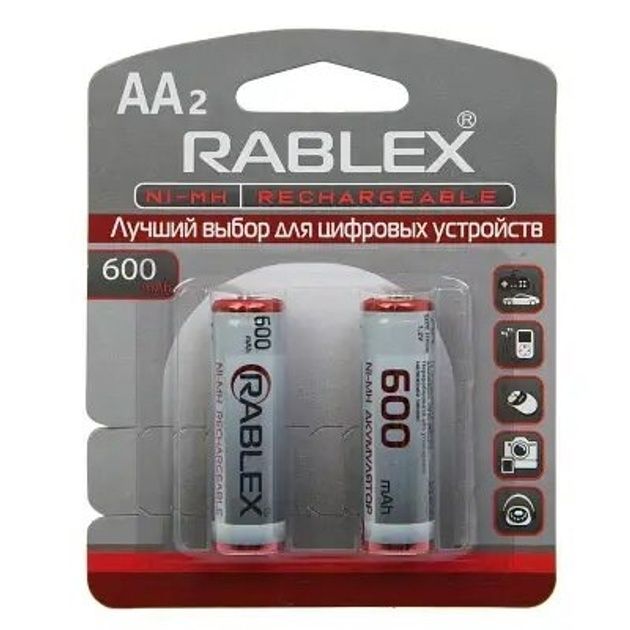 Акумулятор Rablex АА, ААА 2шт на блістері