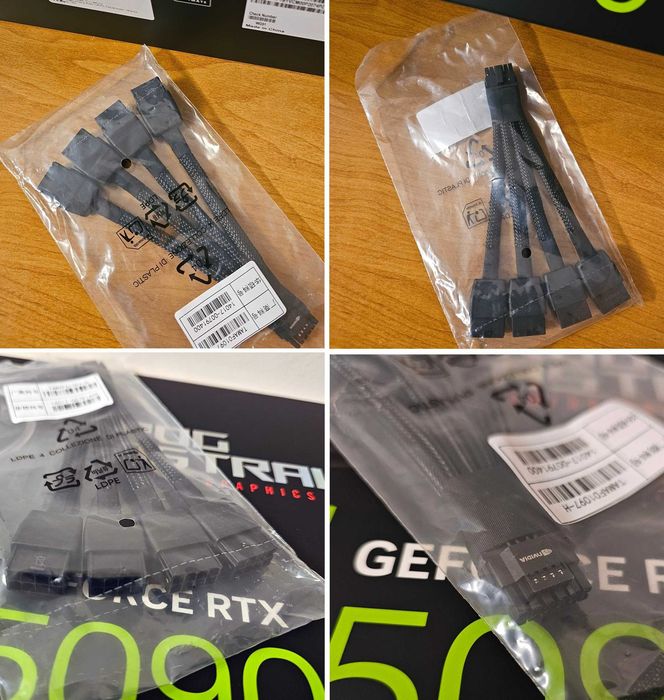 ‼️ Оригінальний перехідник 4x 8-pin 12VHPWR (16-pin) RTX 5090 \ RTX 4090 \ RTX 5080