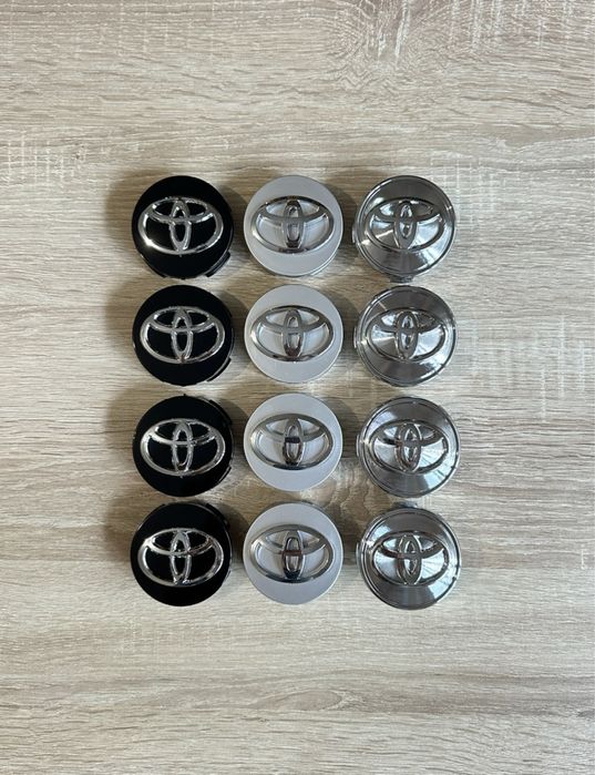 Conjunto 4 Centros Jantes Toyota 56mm 57mm 60mm 62mm 65mm 68mm