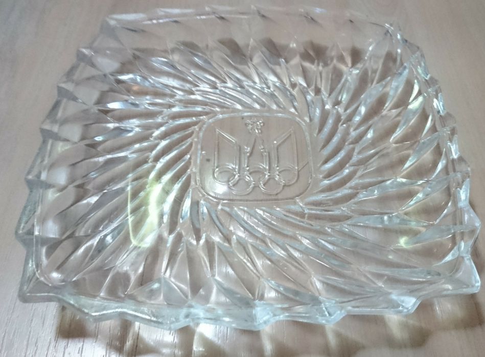 Хрустальная подставка пиала СССР