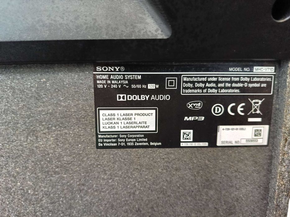 Głośnik BT SONY mhc-v710
